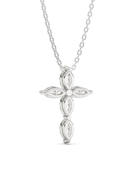 Diamond Cross Pendant Necklace