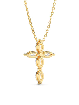 Diamond Cross Pendant Necklace